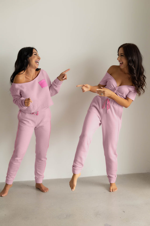 tWinning w/ Dawn & Cher AW22 Pink Jogger Pants